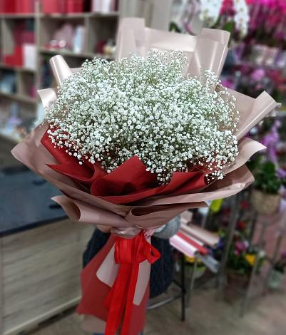 Букет цветов из: Гипсофила в Чурилово